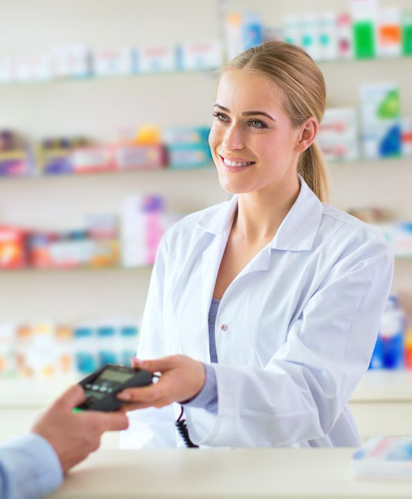 Atención en la farmacia la fuente